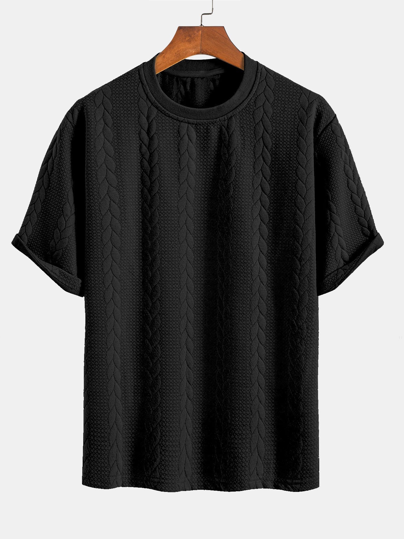 Lustra Set™ — Duo van jacquard T-shirt en korte broek 