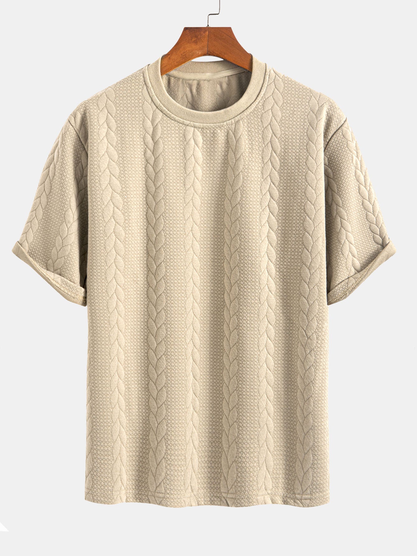 Lustra Set™ — Duo van jacquard T-shirt en korte broek 