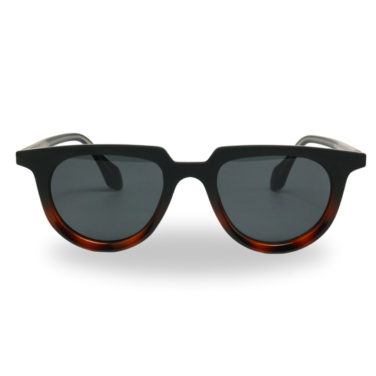 Zerek [Mattschwarzer Leopard] Sonnenbrille