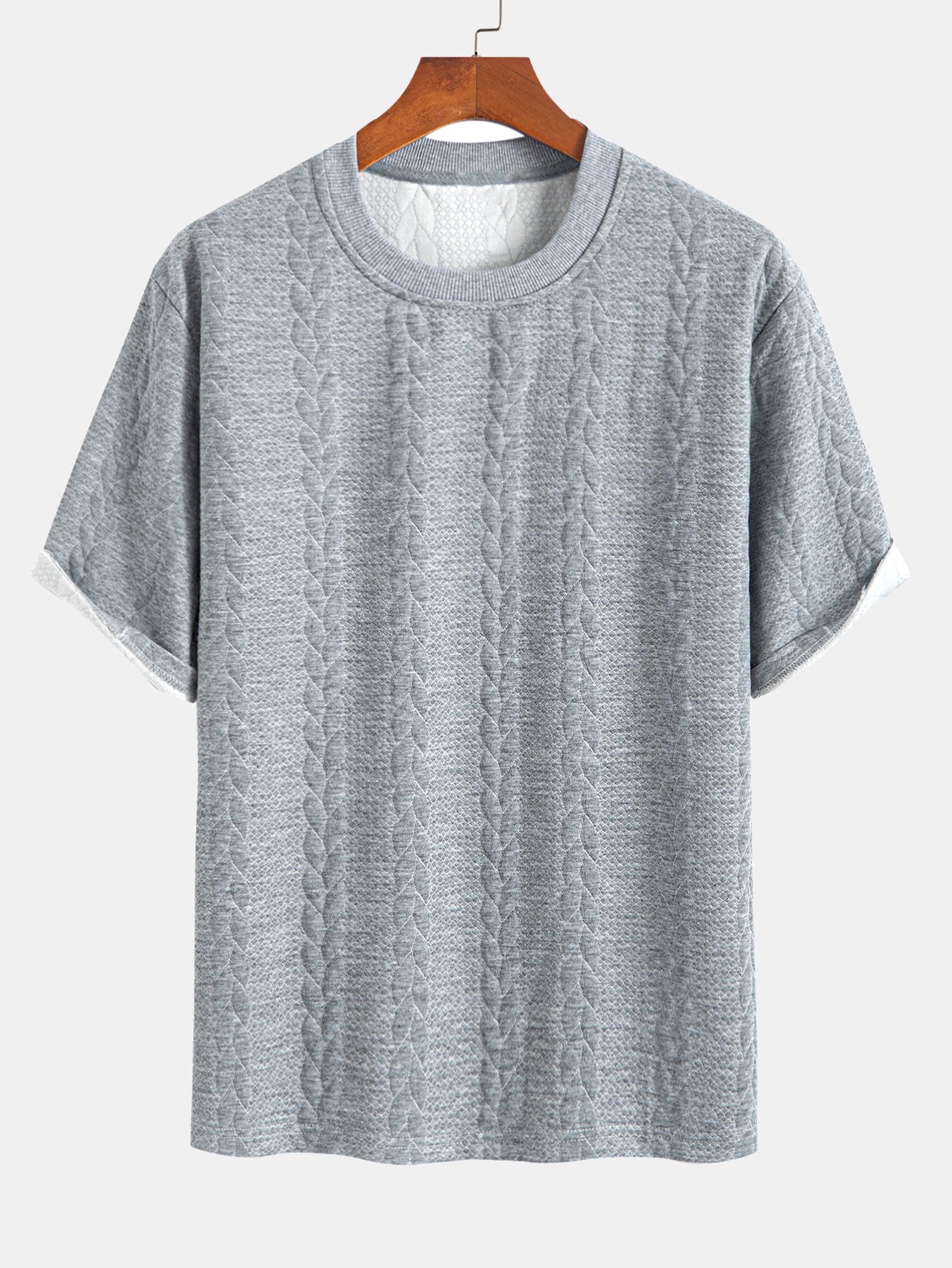 Lustra Set™ — Duo van jacquard T-shirt en korte broek 