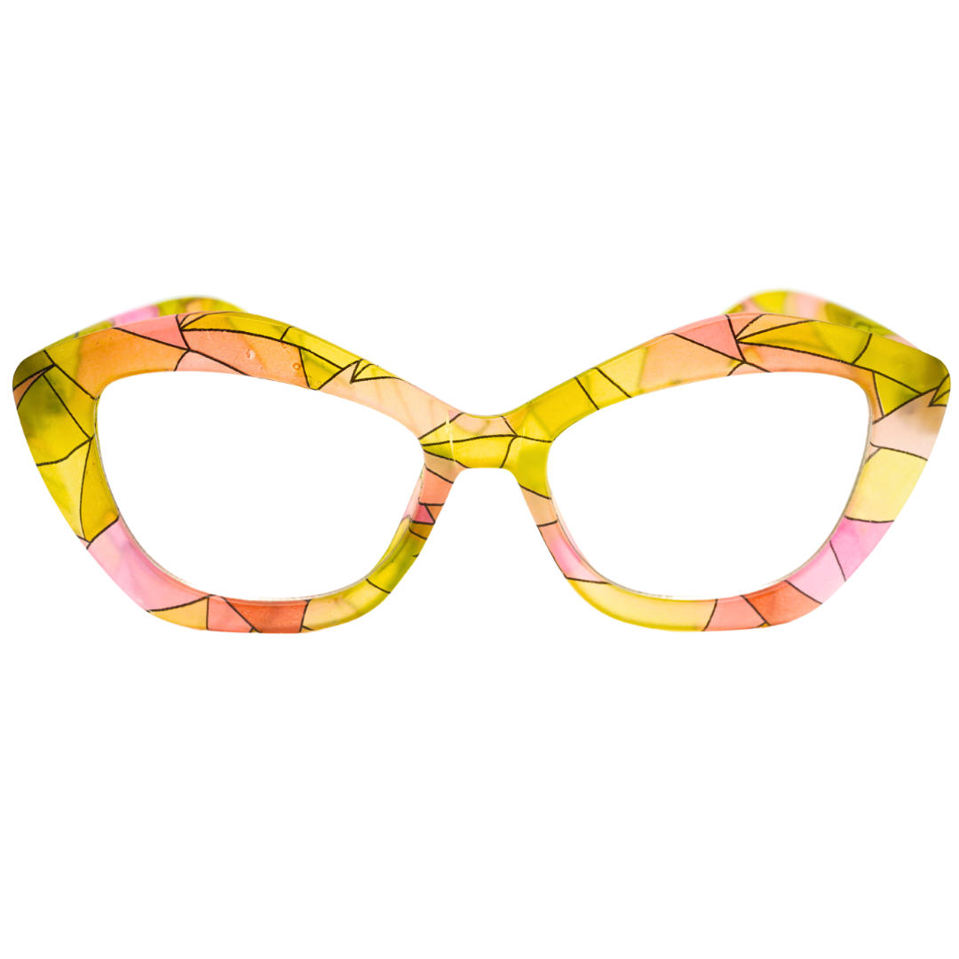 Vertex [Geel-Roze] Bril