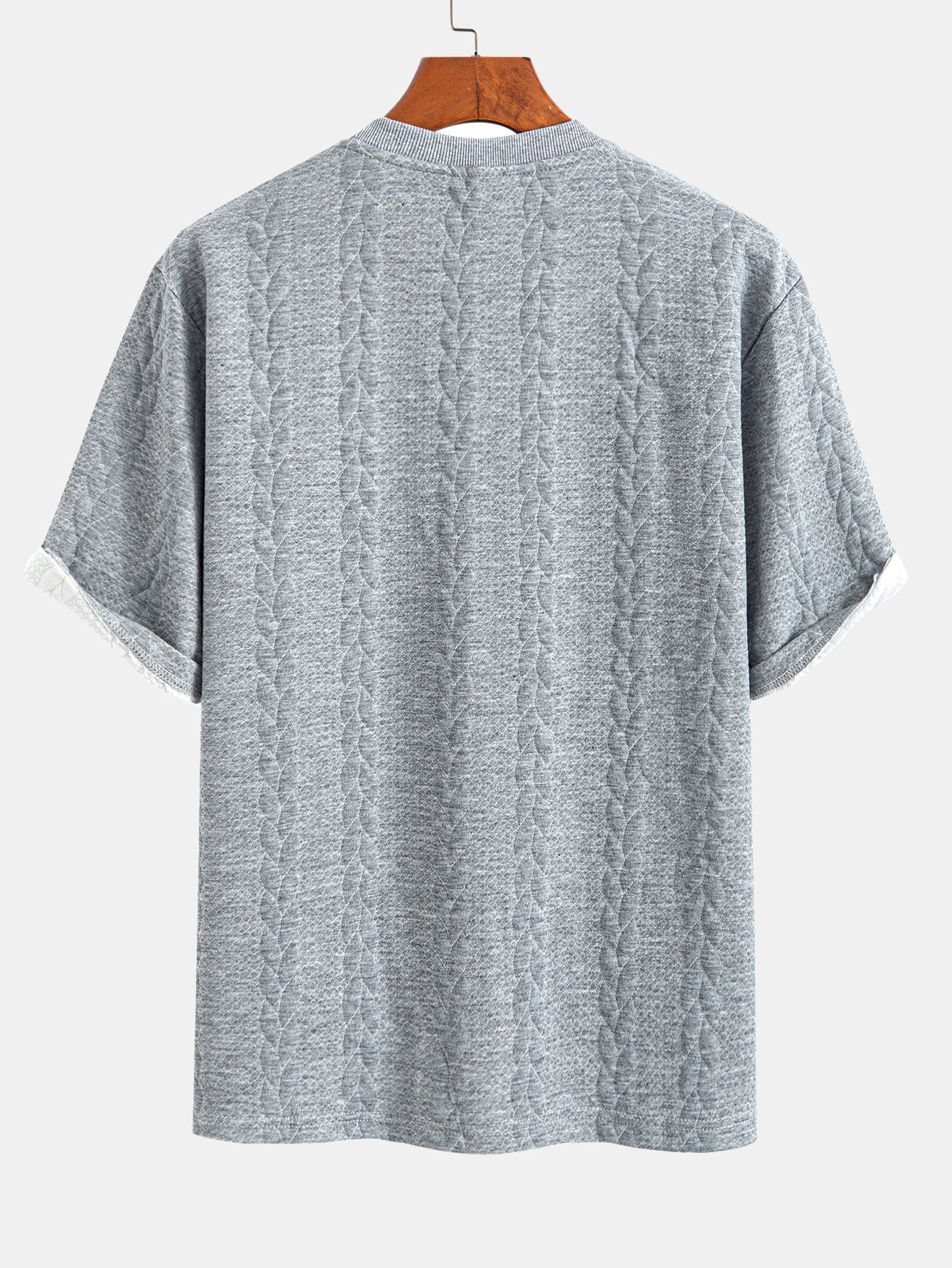 Lustra Set™ — Duo van jacquard T-shirt en korte broek 