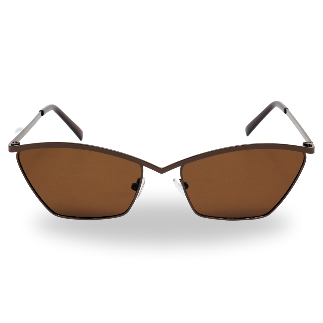 Stirnrunzeln [braun] Sonnenbrille