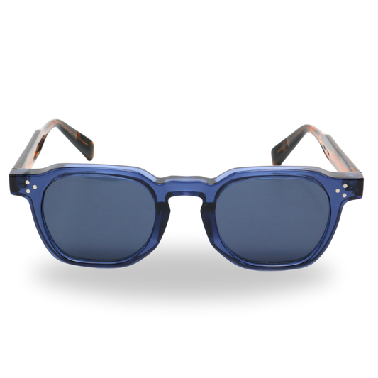 Roger Sonnenbrille [Blau-Leopard]