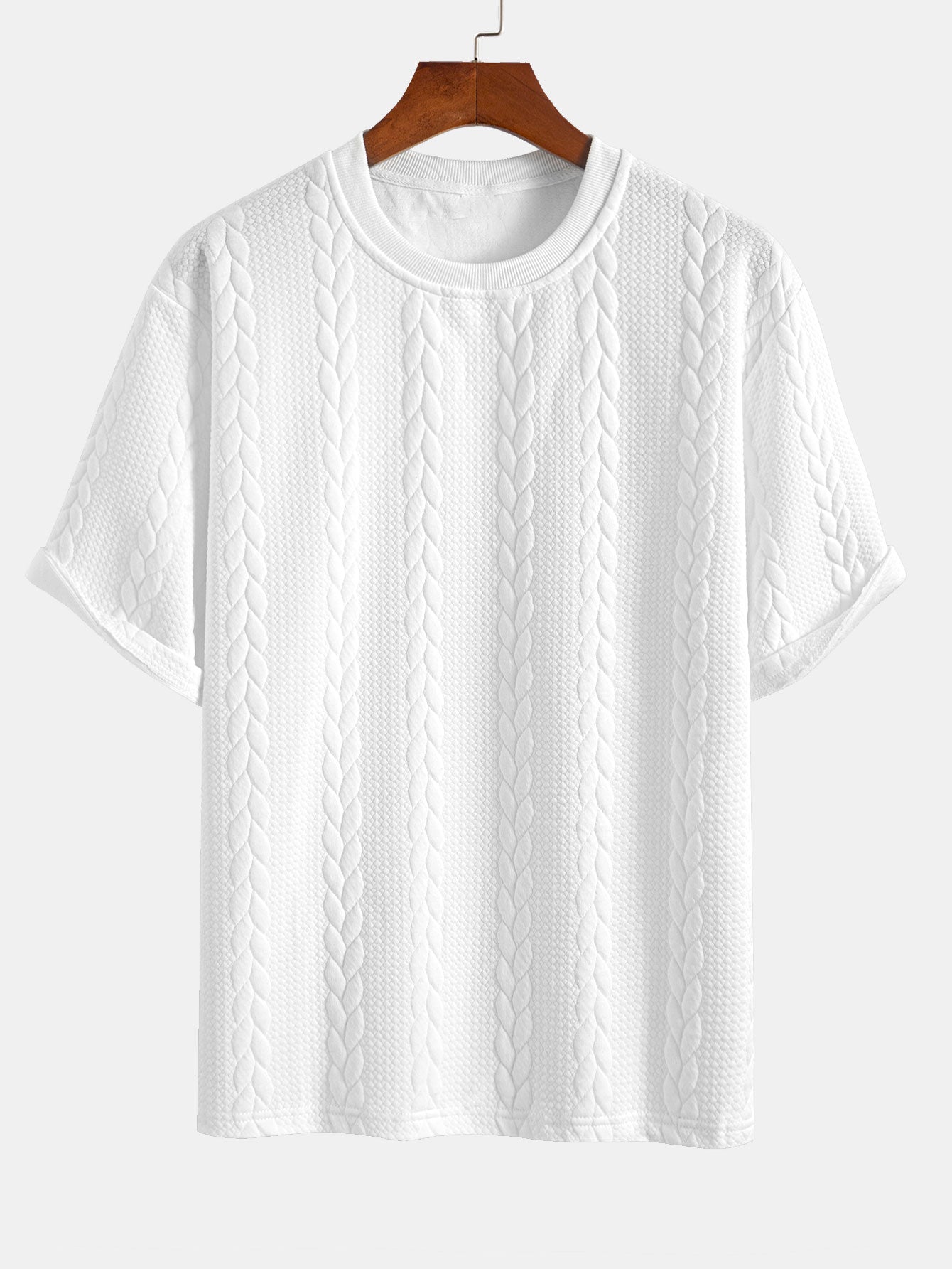 Lustra Set™ — Duo van jacquard T-shirt en korte broek 