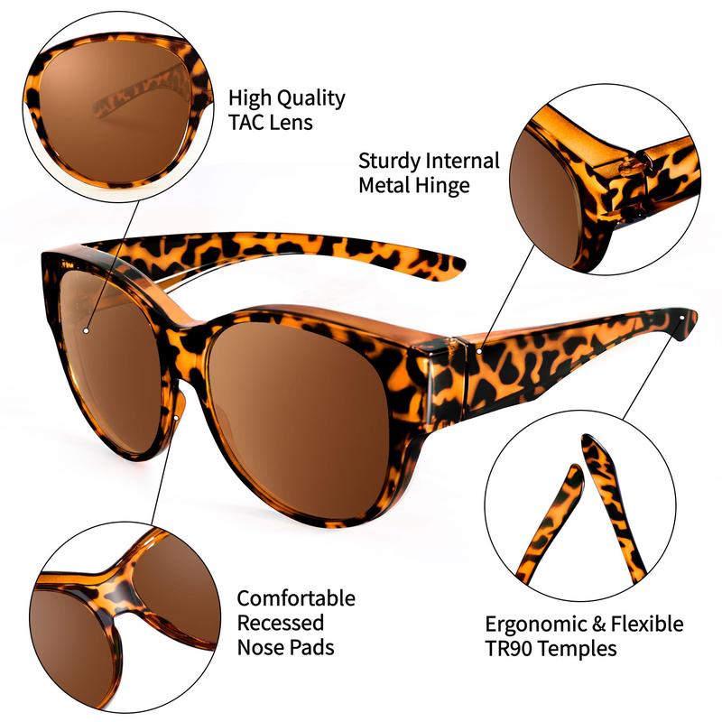 [LETZTER TAG – KAUFEN SIE 1, ERHALTEN SIE 1 GRATIS] Soleé™ – Polarisierte Überbrillen-Sonnenbrille 