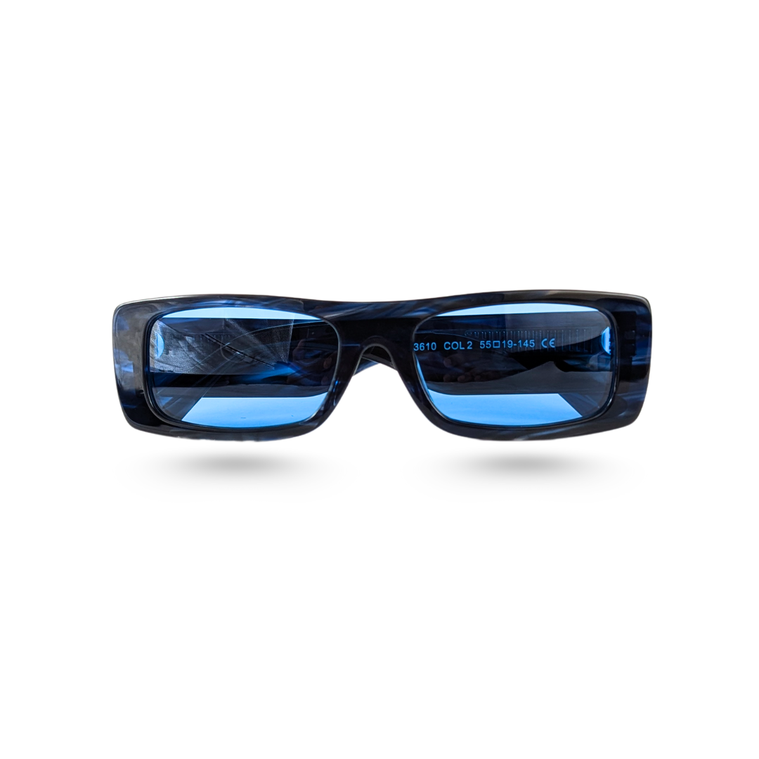 Saphir-Acetat-Sonnenbrille