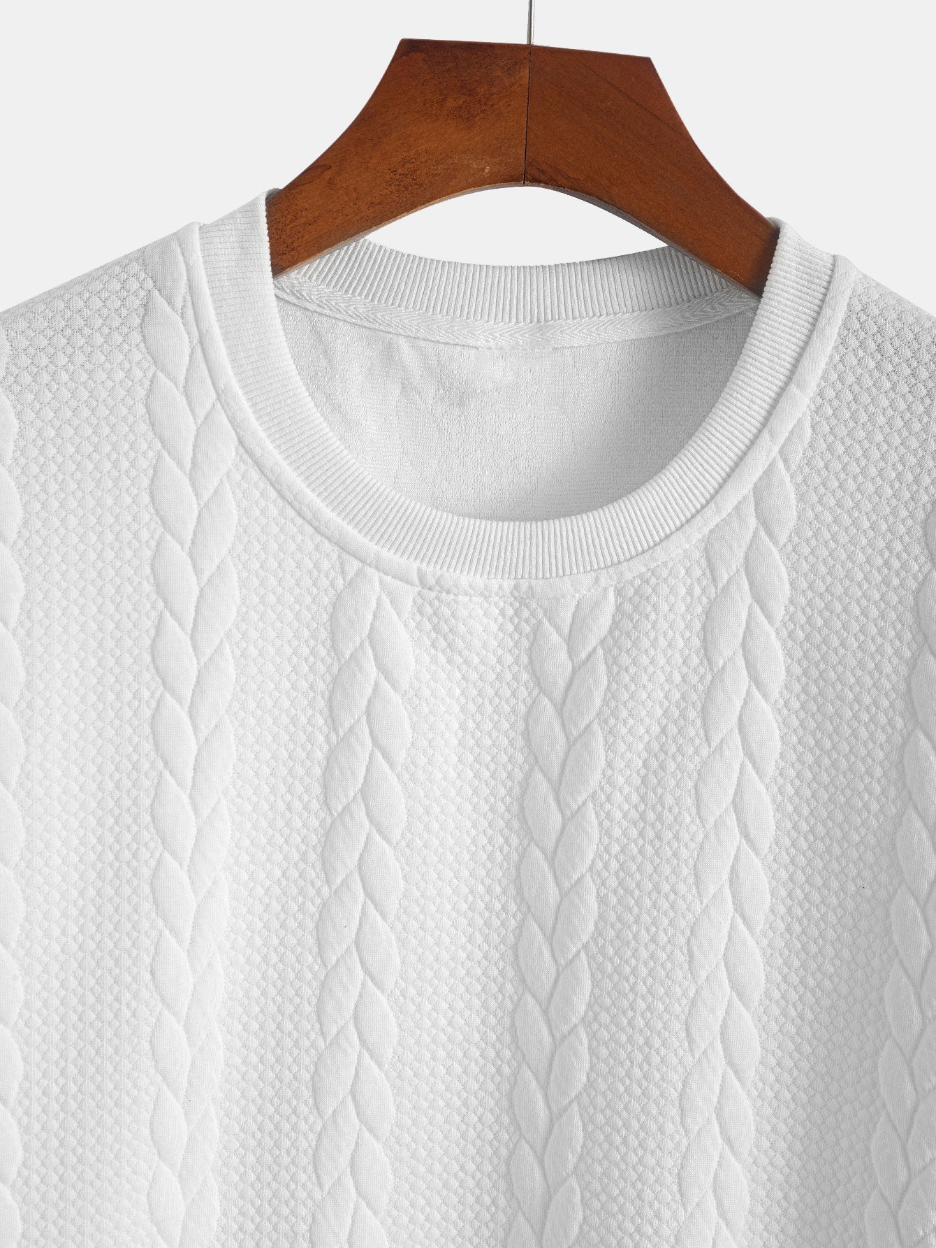 Lustra Set™ — Duo van jacquard T-shirt en korte broek 