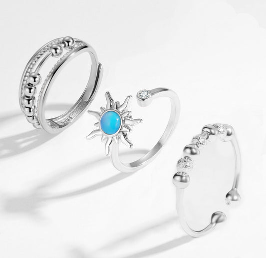 Blissful™ Rings | 925 Silver Bundle