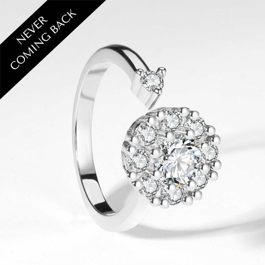 Crystal Spinner Worry Ring