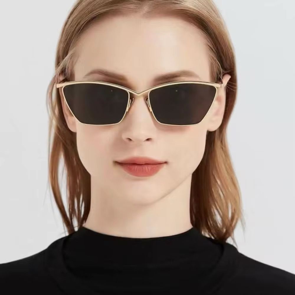Stirnrunzeln [Schwarz Golden] Sonnenbrille