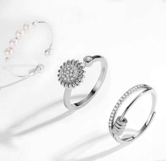 Mindful™ Rings | 925 Silver Bundle