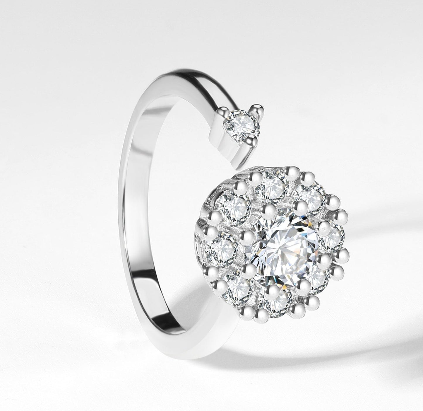 CrystalSpinner™ Rings | 925 Silver